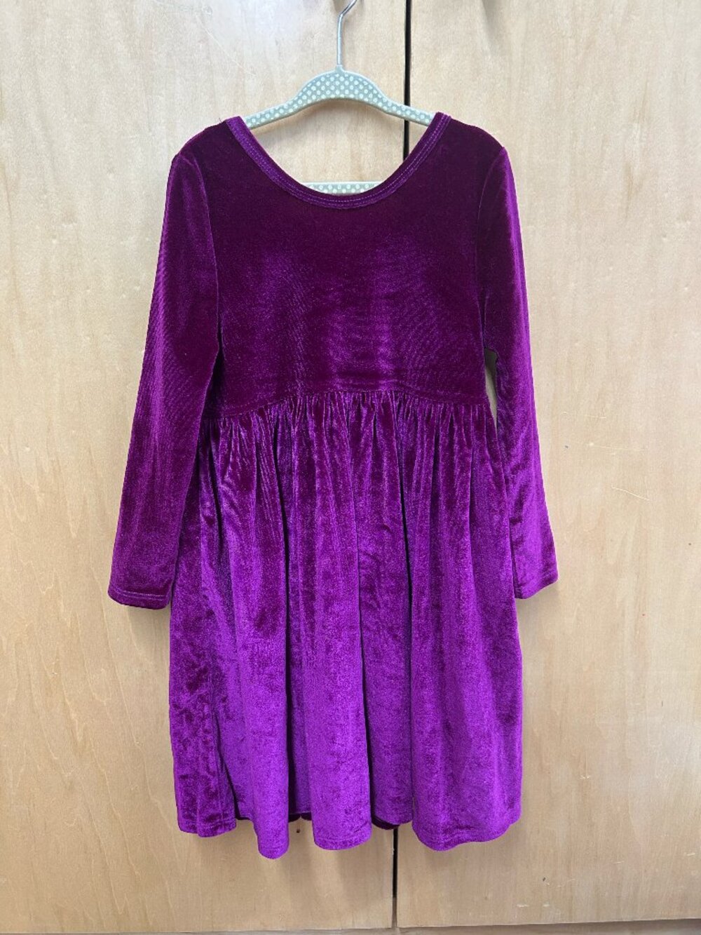 Pink Chicken New York Girls Berry Velvet Dress Size 6Y